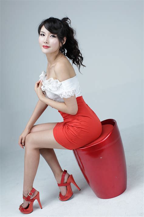 Cha Sun Hwa Stunning Red Asia Cantik Blog