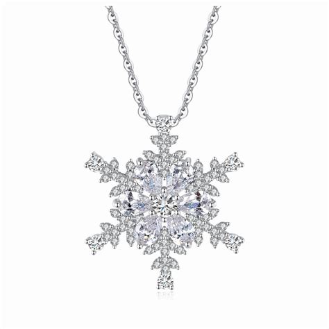 Crystal Snowflake Pendant Made With Crystals From Swarovski® My