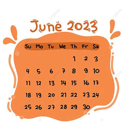 June 2023 Calendarjune 2023 Monthly Calendarjune 2023 Minimalist