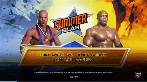 WWE 2K23 Bobby Lashley Vs Kurt Angle YouTube
