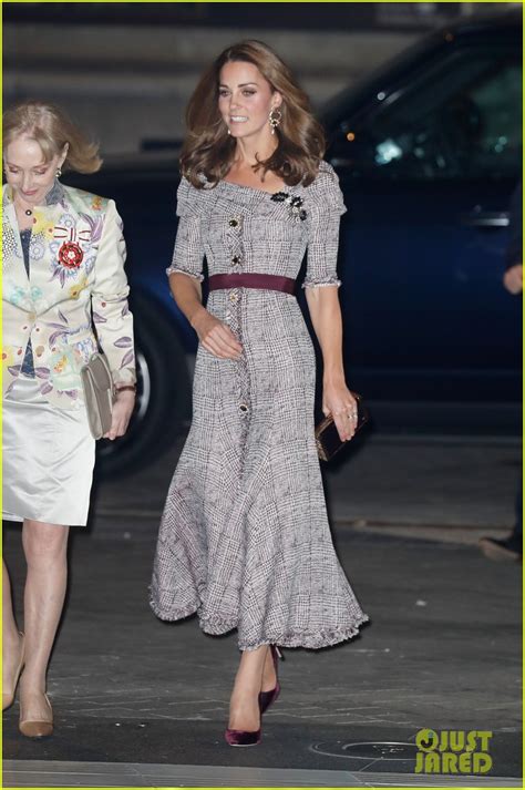 Duchess Kate Middleton Visits The Victoria And Albert Museum In Her