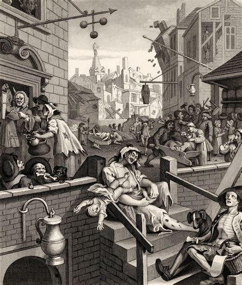 Artist thomas moore has produced new work to show biggest public health it was the classic print that brought home the debilitating effects of the gin crisis sweeping london in the 1750s. William Hogarth's famous Gin Lane print remade for 21st ...