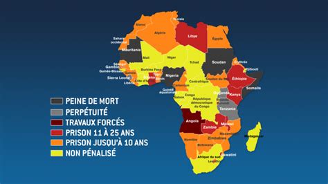 En Afrique Lhomosexualité Encore Largement Punie Tv5monde Informations