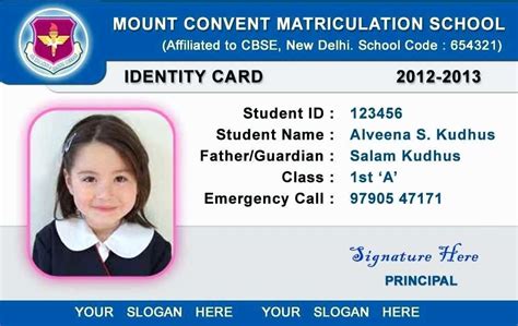 Student Id Maker Template