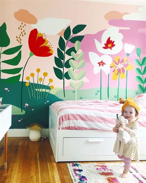 Whimsical Mural For The Girls Bedroom Kids Room Murals Playroom