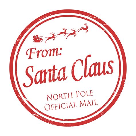 Christmas Santa Rubber Stamp Free Stock Photo Public Domain Pictures