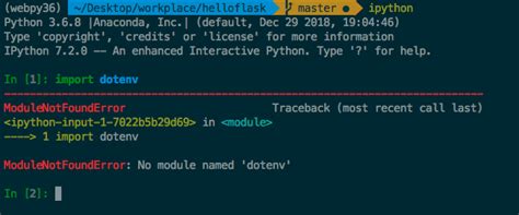 Python Can T Load The Dotenv Module Issue Theskumar Python
