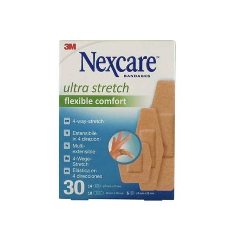 M Sante Nexcare Ultra Stretch Flexible Comfort Pansements Multi Extensibles Parapharmacie