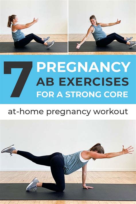 8 Safe Pregnancy Ab Exercises Video Nourish Move Love