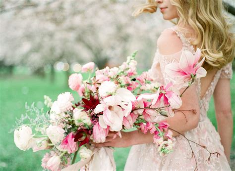 Pink Blossom Inspiration Shoot Best Wedding Blog