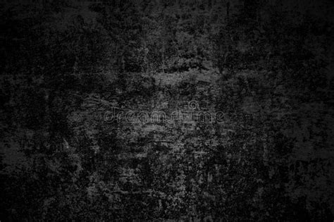 Dirty Black Grunge Background Texture With Scratches Stock Photo