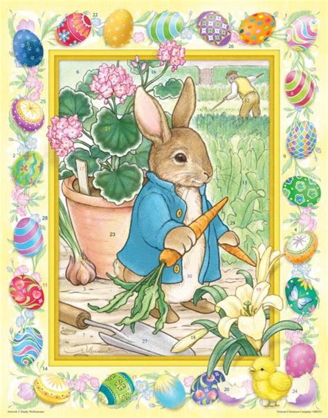 Easter Bunny Countdown Calendar Easter Countdown Vermont Christmas
