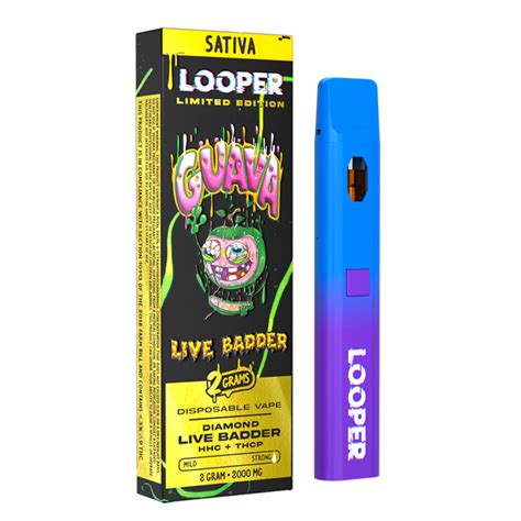 Looper Live Badder Disposable Limited Edition 2g Vape Puffer