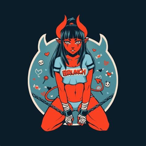 demon dame art by iahfyart demon girl character art character design