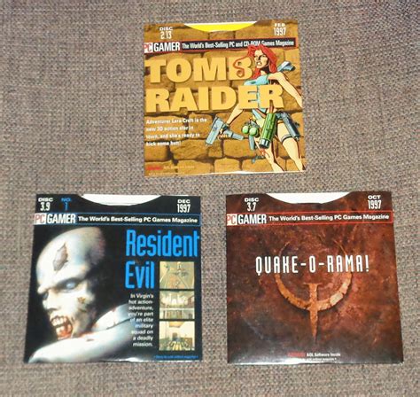 Pc Gamer Cd Rom Demo Discs Included With Magazines Tons Of Game Demos