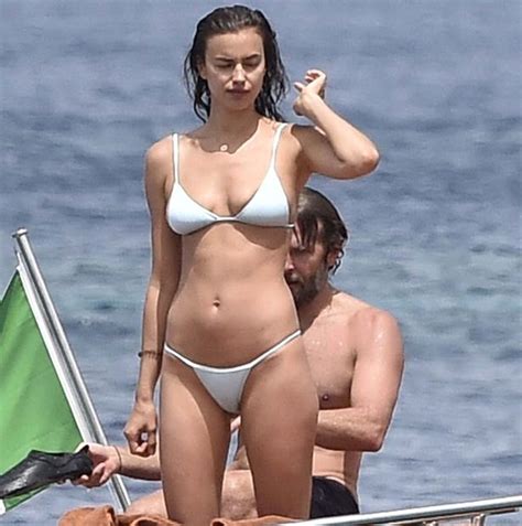 Bradley Cooper And Irina Shayk Sizzle In Their Swimsuits As They