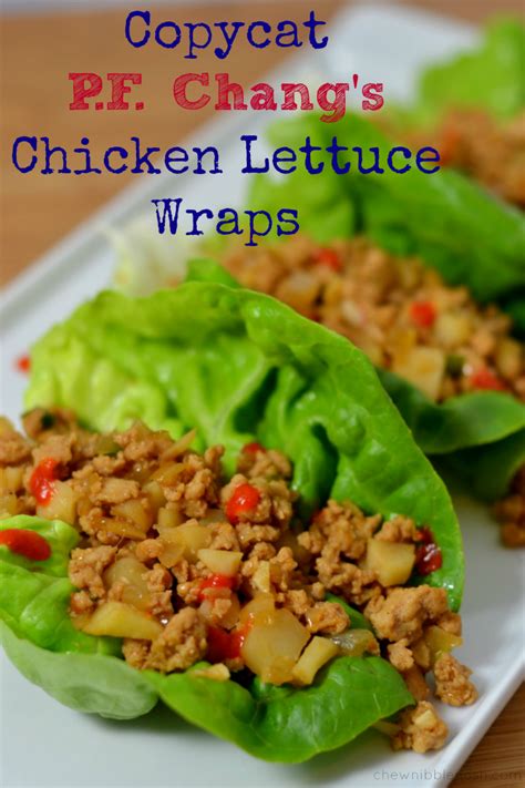 Copycat Pf Changs Chicken Lettuce Wraps