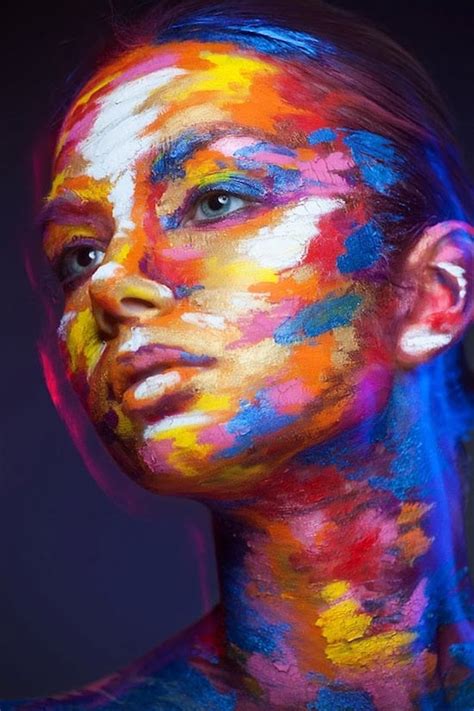 Photog Uses Face Paint To Create Stunning Portraits That Look Two