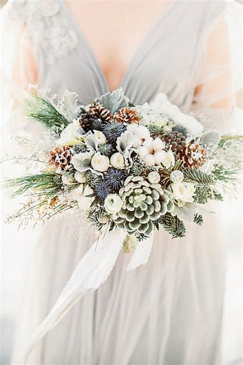 Pine Cone Wedding Bouquet Ideas — Destination Wedding Blog Honeymoon