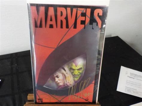 Sold Price Marvels 4 Of 4 Signed By Alex Ross And Kurt Busiek Invalid