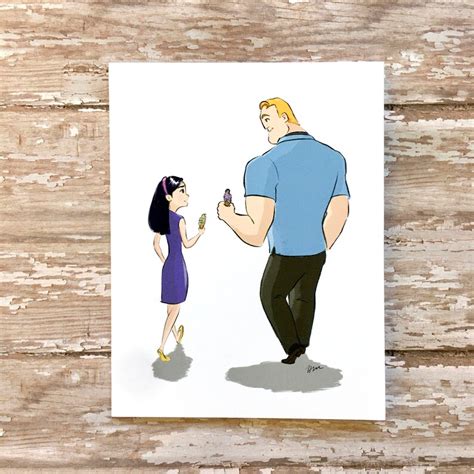 Incredibles Violet Parr Mr Incredible Fathers Day Etsy