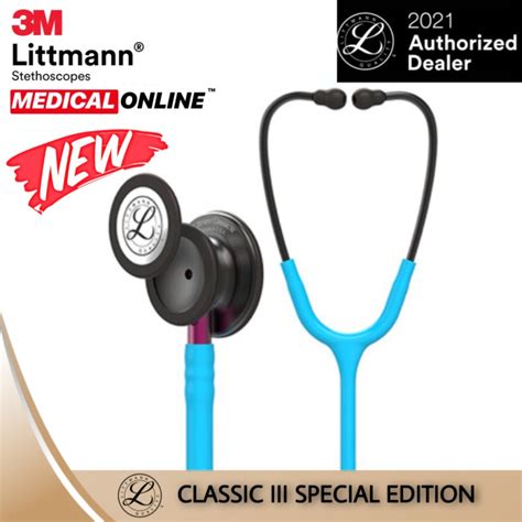 Jual 3m Stetoskop Littmann Classic Iii Turquoise Smoke 5872 Limited