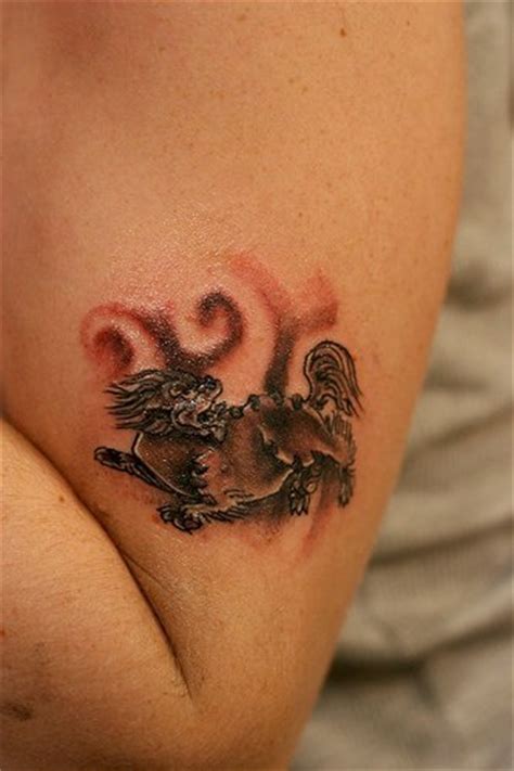 Asian Style Small Lion Tattoo Tattooimagesbiz