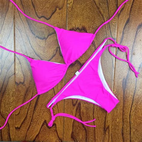 jinyite swimsuit brazilian thong bikini set triangle bra my xxx hot girl