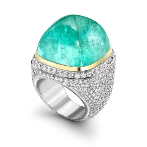 Theo Fennell Mozambique Ring In White Gold Set With A 6194ct African