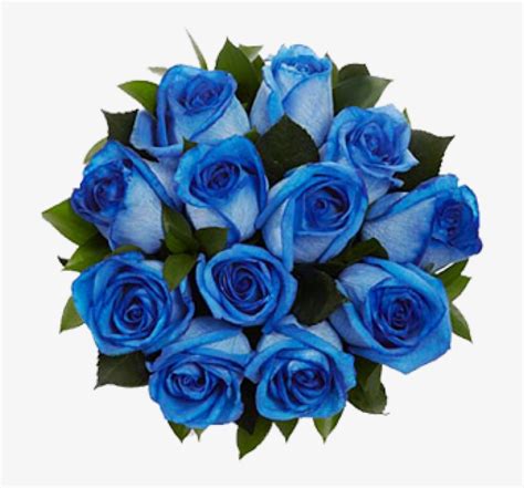 Blue Rose Bouquet Bouquet Blue Roses Png Image Transparent Png Free