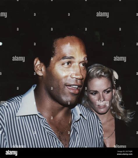 Los Angelescausa Library O J Simpson And Nicole Brown Simpson At