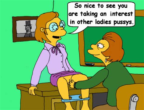 Rule 34 Animated Clothes Color Edna Krabappel Elizabeth