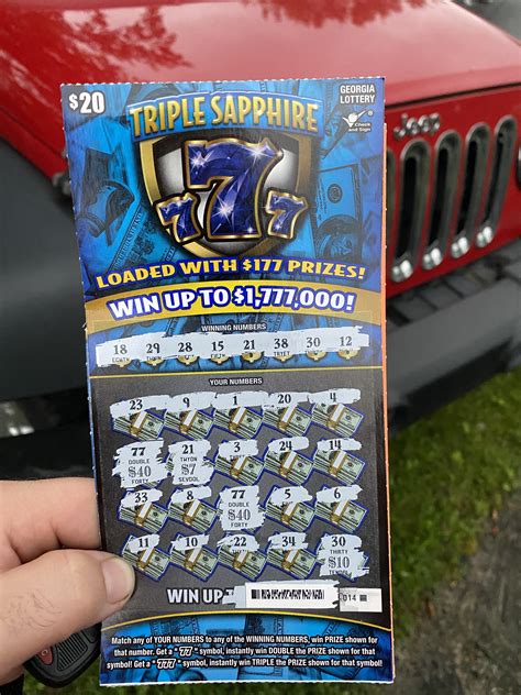 Quick win on one of the new $20 GA Lottery scratchers. : r/Lottery