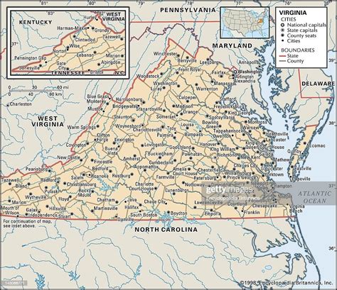 Political Map Of Virginia Political Map Of The State Of Virginia News