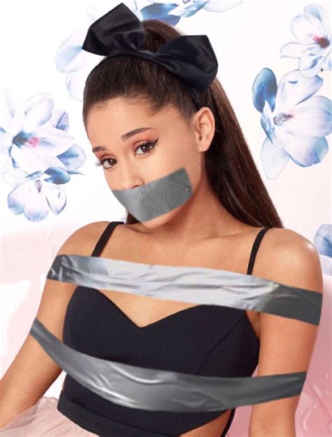 ariana grande duct tape bound and gagged by goldy0123 on deviantart