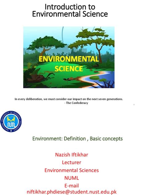 Introduction To Environmental Science Pdf Sustainability