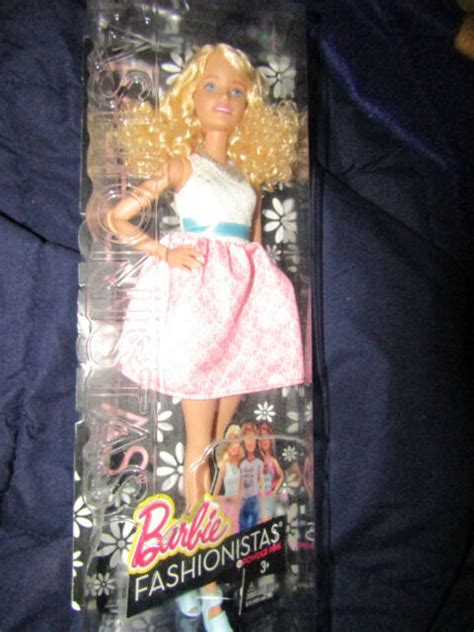 Barbie Fashionistas Doll 14 Powder Pink 2015 Mattel Dgy57 For Sale