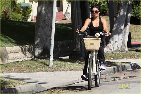 Full Sized Photo Of Vanessa Hudgens Bike Ride 13 Vanessa Hudgens Sunny Bike Ride With Stella