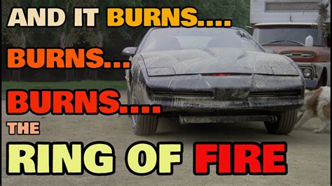 Knight Rider Ring Of Fire Episode Commentary Ep30 David Hasselhoff
