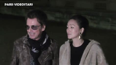 Gong Li 巩俐 And Husband Jean Michel Jarre Paris Fashion Week 2 October 2022 Show Loréal Youtube