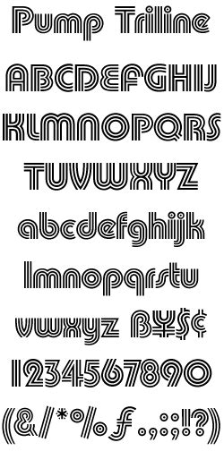 Bowfin Printworks Font Identification Type Samples Lined Inline