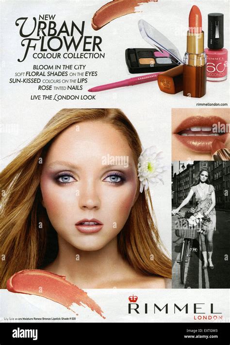 2000s Uk Rimmel Magazine Advert Stock Photo Alamy