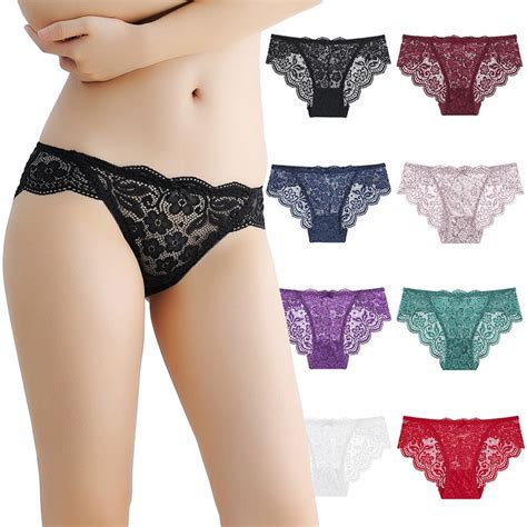 Hot 1pc Sexy Low Waist Mandl Size Fancy Lace Lady Women Underwear Panties Seamless Cotton Briefs