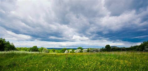 Cloudy Skies Summer Meadow By Garytaffinder On Deviantart
