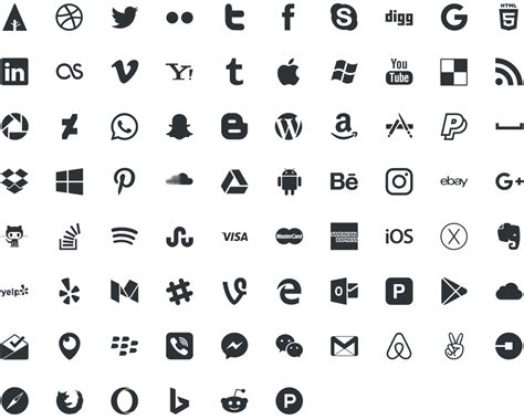 Social Media Icons Download Free