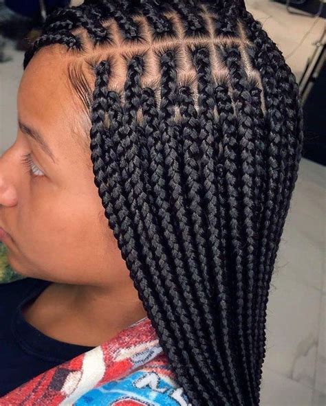 As long as your hair (ends) are safely tucked away, this qualifies as a protective style. 45 Box Braids Hairstyles To Do Yourself #boxbraidshairstyles | Box braids hairstyles for black ...