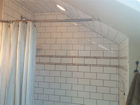 Help, i don't know how to do a shower curtain on my attic bath. Amy Scott Interior Design: Bathroom Tour...Attic Renovation