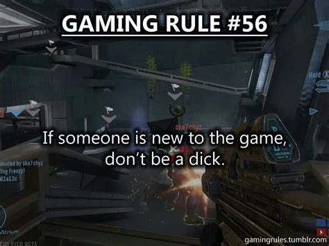 Rule 56 Gaming Rules Video Games Funny Funny Games