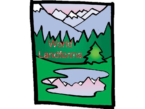 Geography Landforms Clip Art Library