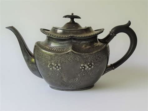 Biedermeier Silver Plated Teapot Sheffield Ca 1880 Catawiki